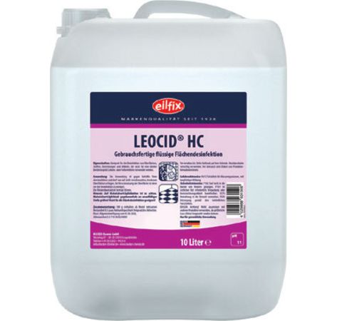 Eilfix Leocid HC gebrauchsfertige flüssige Flächendesinfektion auf Chlorbasis 10l