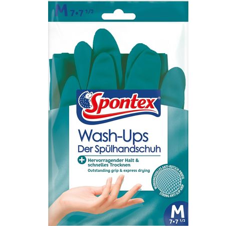 Spontex Wash-Ups Spülhandschuh Größe M (7-7,5) 1Paar
