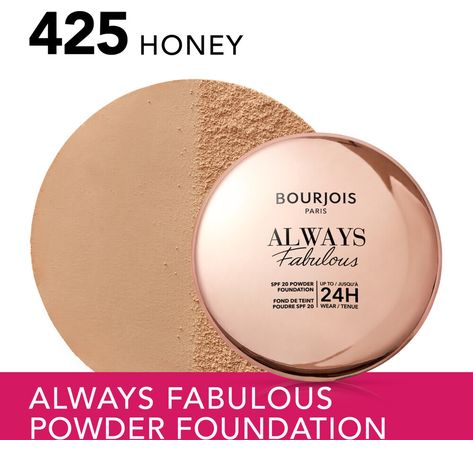 Preview: Bourjois Powder Always Fabulous SPF 20 Honey 425 7g