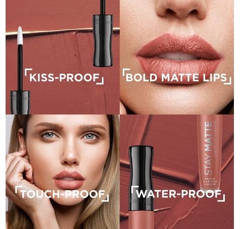 Preview: Rimmel Liquid Lipstick Stay Matte Be My Baby 700 5.5ml